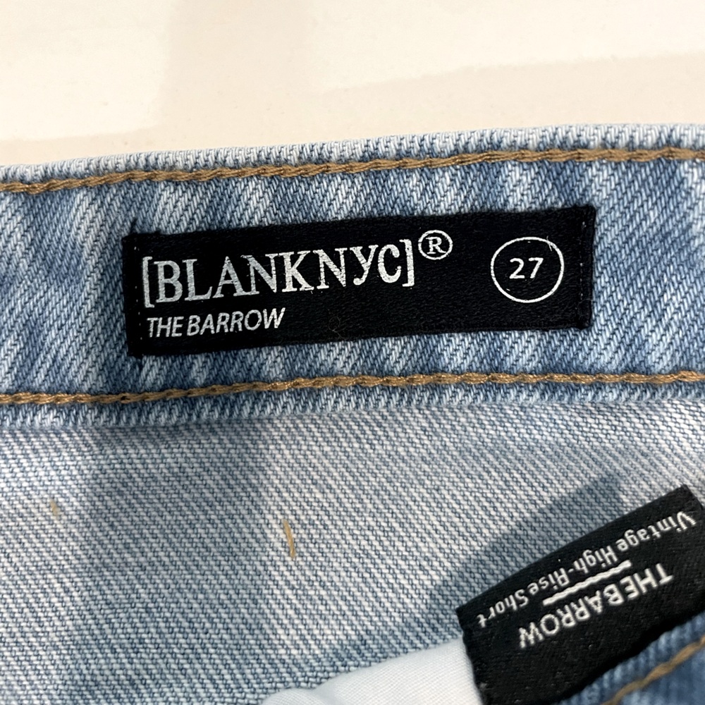 NWT Blank NYC The Borrow Raw Hem Shorts Size 27 - Picture 4 of 4